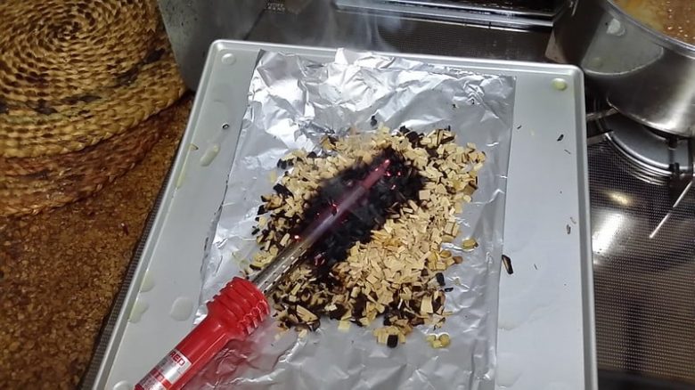 炭の代わりに半田こて