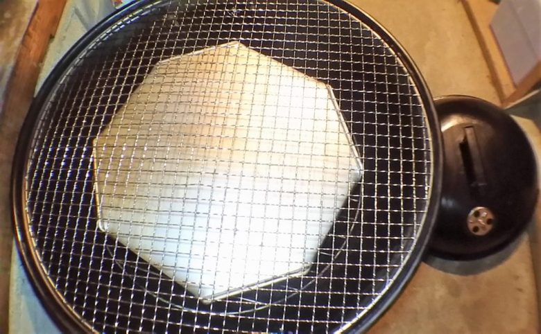 温燻時の油避け